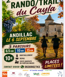 2e Randonn&eacute;e p&eacute;destre trail du Cayla