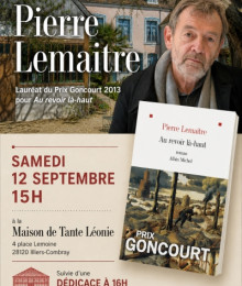 Rencontre avec Pierre Lemaitre prix Goncourt 2013 pour &laquo; Au revoir l&agrave;-haut &raquo;