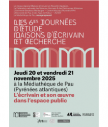 Journées Recherche du Réseau régional Nouvelle-Aquitaine à la Médiathèque de Pau